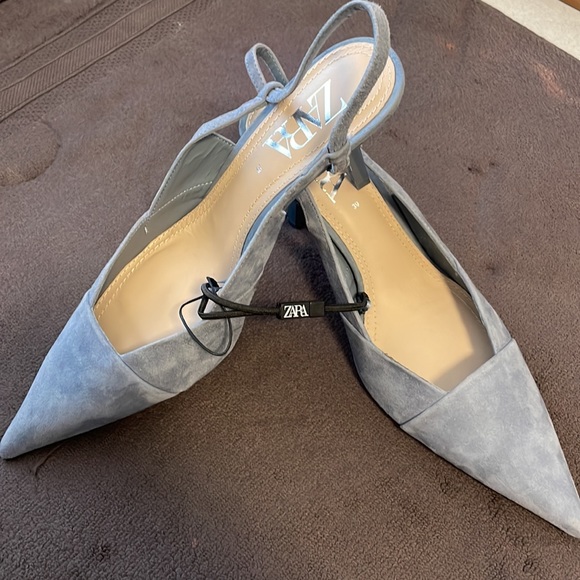 Brand new ZARA sling back heels - Picture 7 of 8
